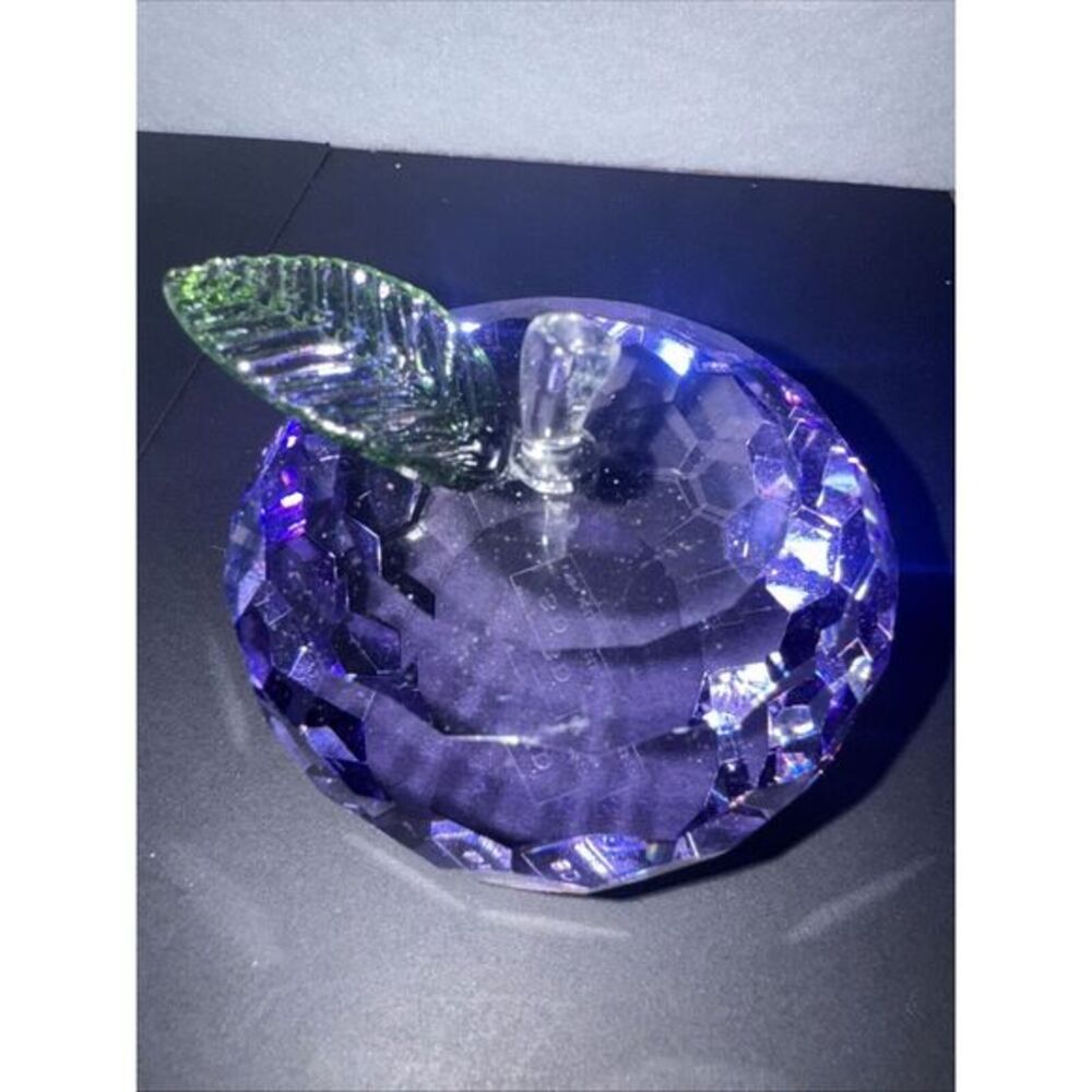 NIB‎ Simon Design Violet Apple Paperweight/Decoration SDAPPLEV Paperweight - Picture 2 of 8
